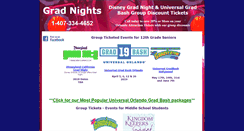 Desktop Screenshot of grad-nights.com